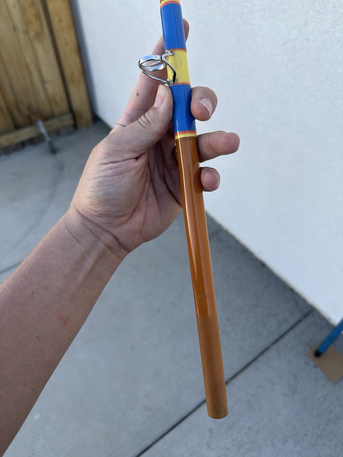 Kencor Tenlew Magnaglas 610-86C Conventional Fishing Rod 2 Piece 8’6” 10-40lb