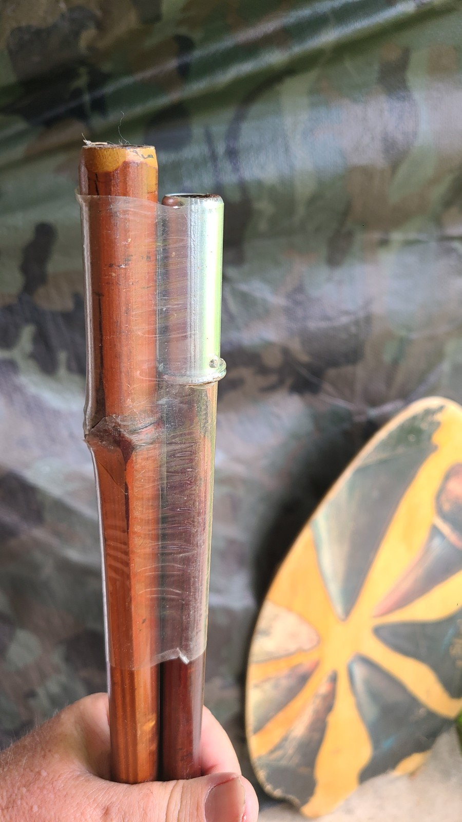 Vintage B & M 12′ Bamboo Pole. T123. West Point Miss. NOS Fishing NOS