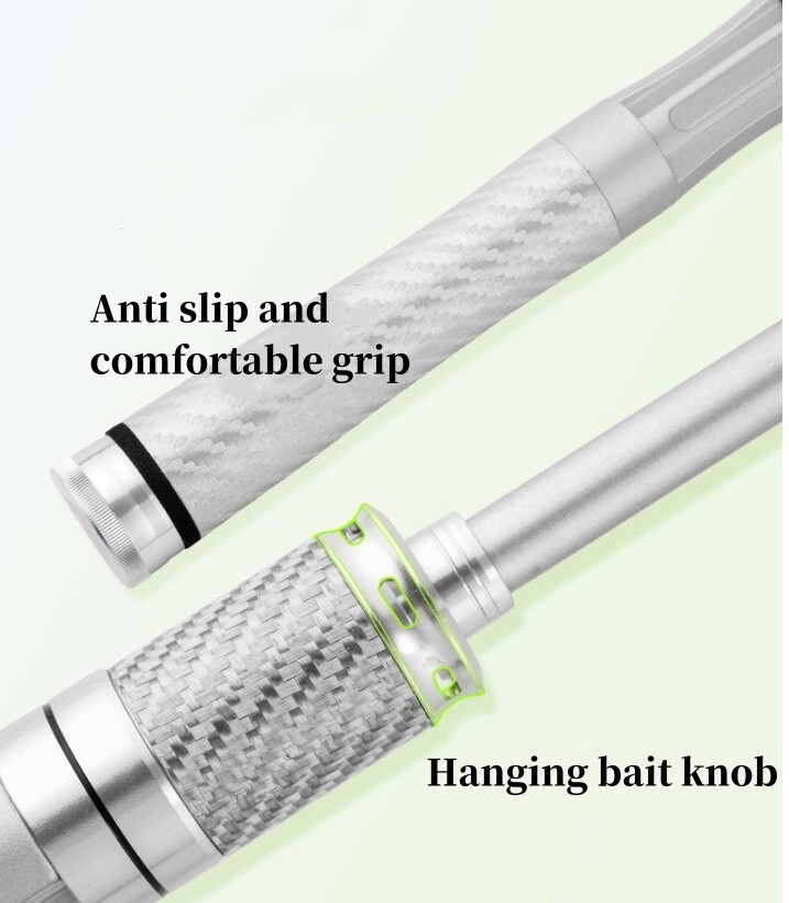 Telescopic Fishing Rod Carbon Fiber Rod Travel Stream Pole Lure Weight 1-10g Rod