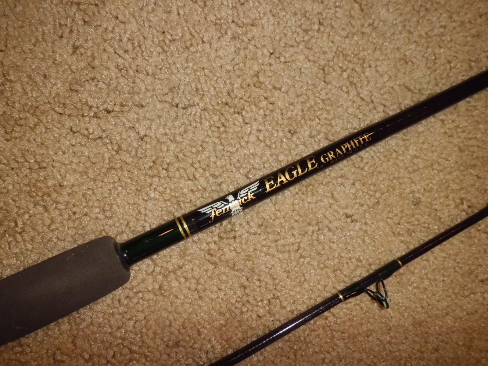 Vintage FENWICK Eagle Graphite E85CM-2 Casting 8’6″ Rod made in USA