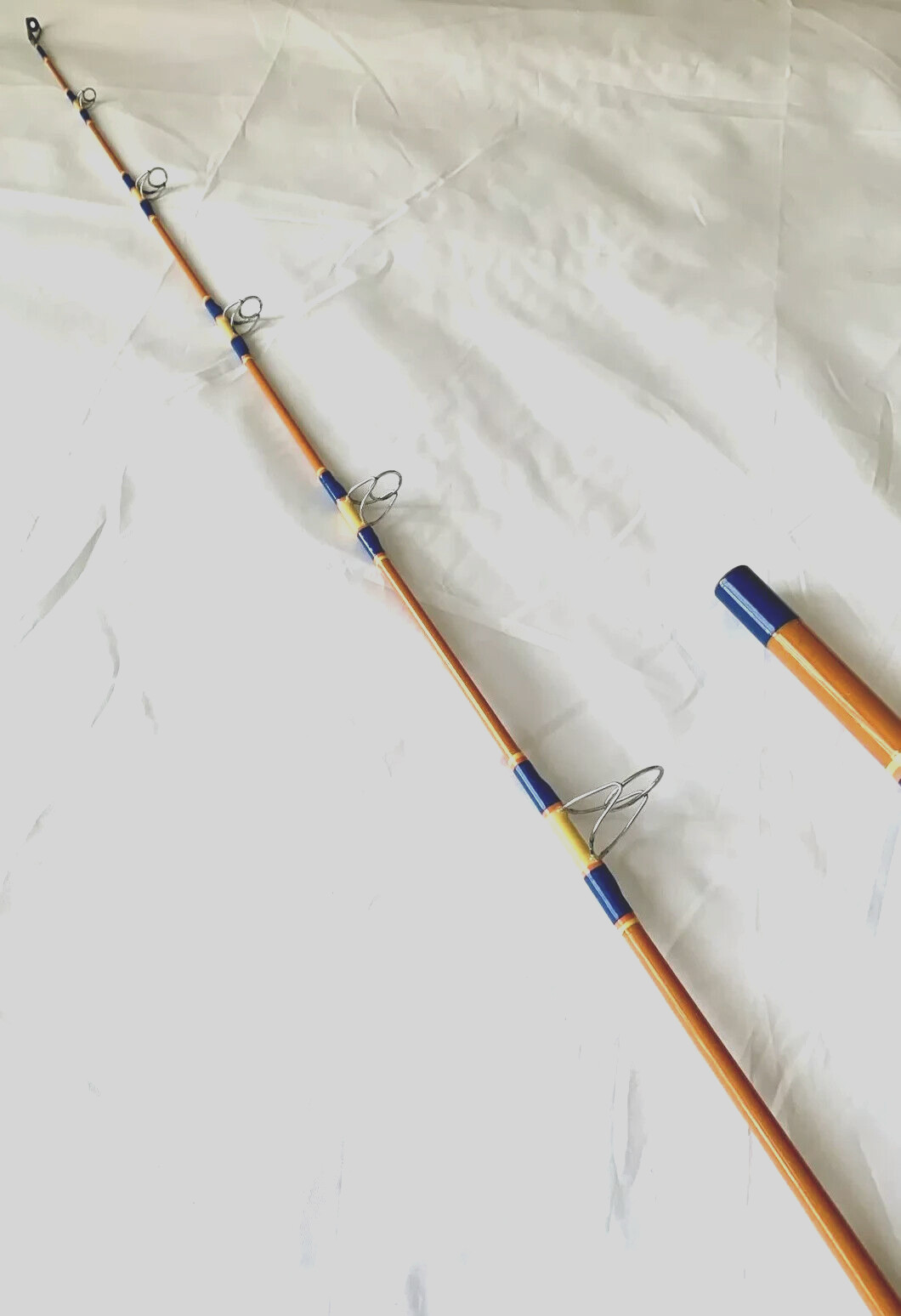 Kencor 610-70S 7’ Tenlew Magnaglas 12-40Lb Spinning Fishing Rod Made In USA RARE