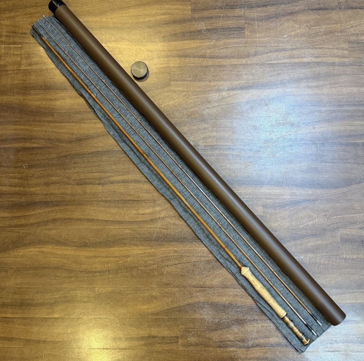 Mario Wojnicki 222V3 7’3″ #3 5conor Fly Rod Bamboo Rod Free shipping