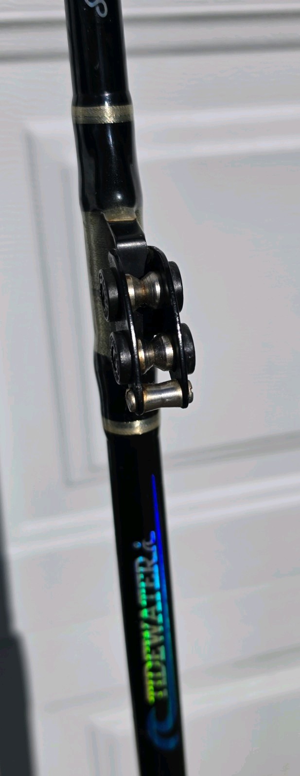 Shakespeare Tidewater 50-130lb Stand Up Rod Roller Guides One Piece Fishing Rod