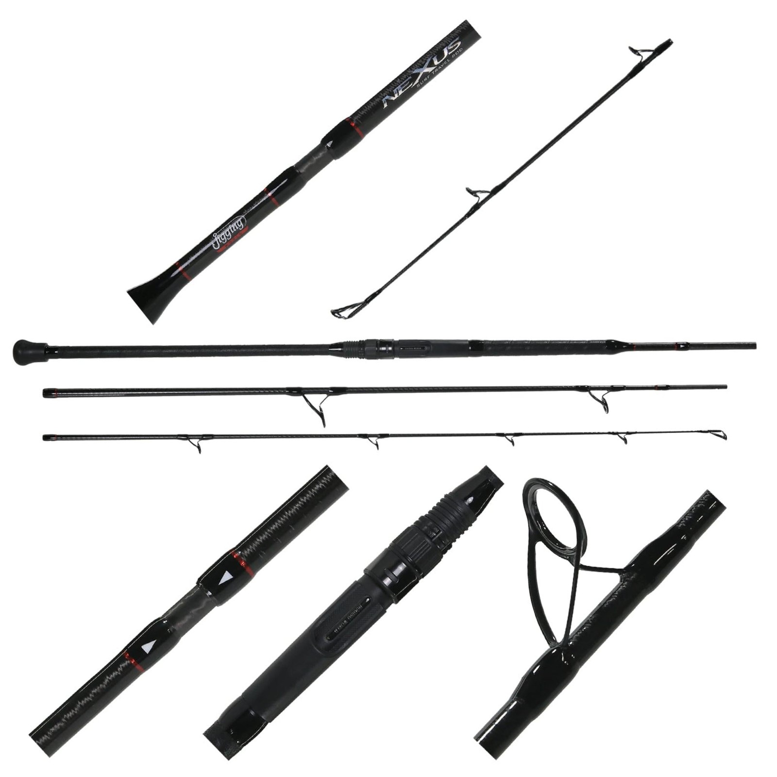 Jigging World Nexus 2.0 Travel Surf Rods