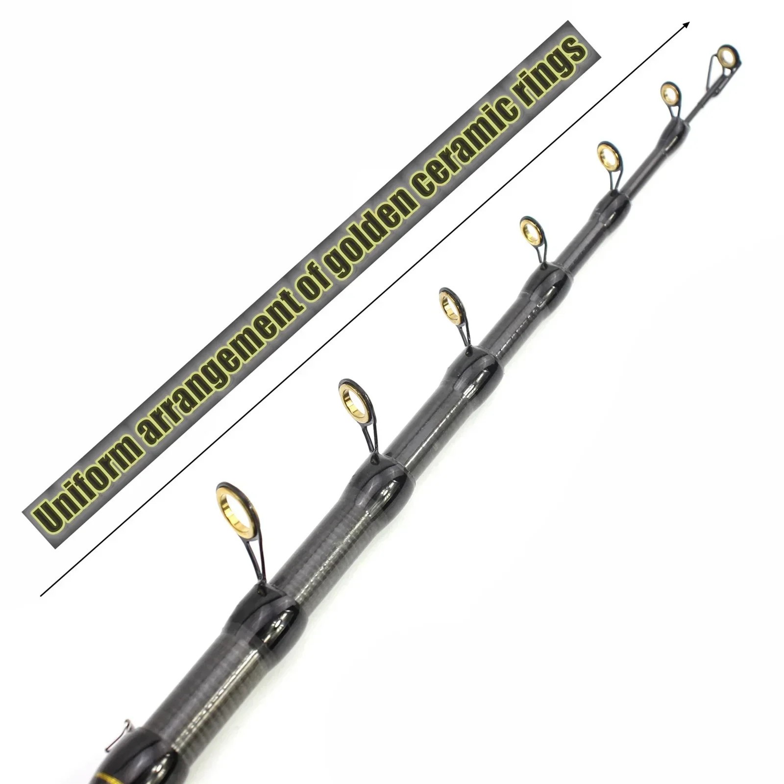 Carbon Fiber Fishing Rod Short Pocket Portable Spinning Rod Lure Pole Telescopic
