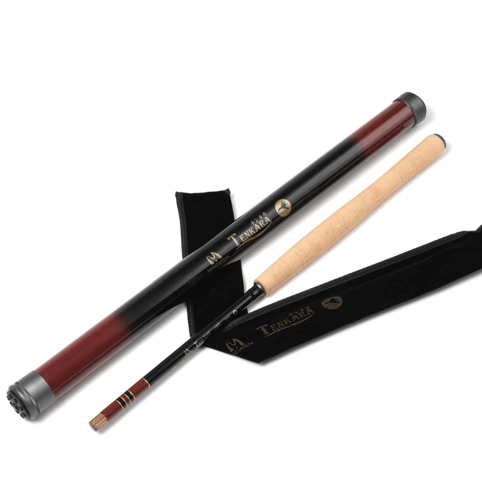 Maxcatch Tenkara Fly Fishing Rod, 7:3 Action IM8 Graphite with 10ft, Rod Only