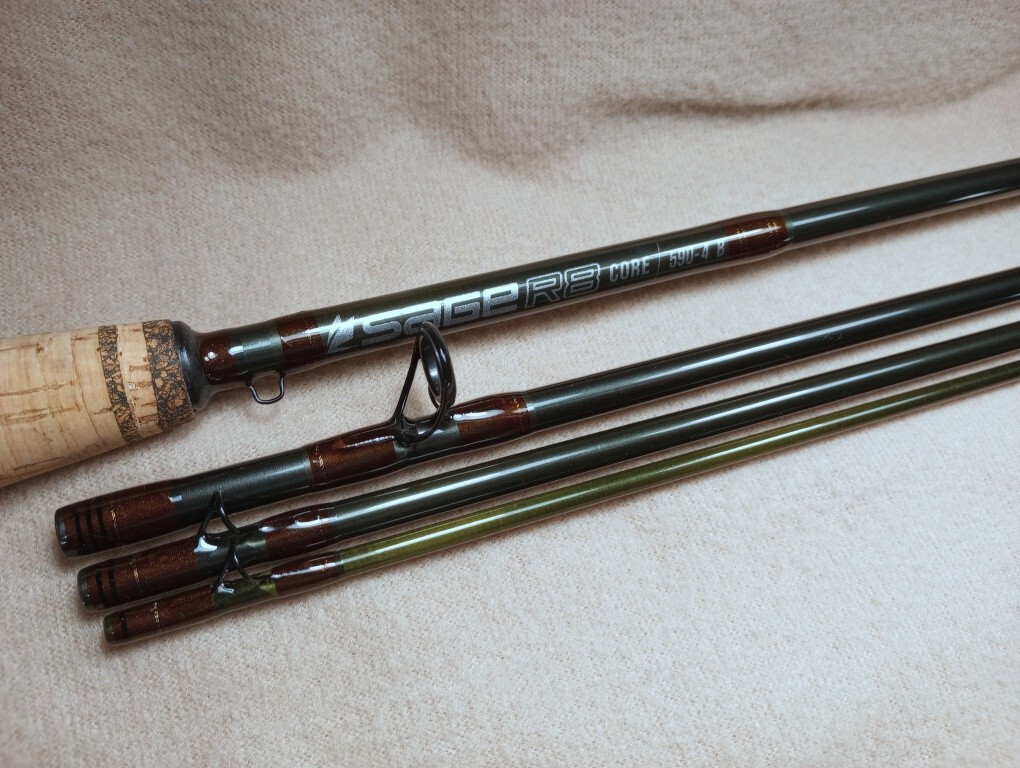 Sage R8 Core 4wt, 9′, Custom Fly Rod built for you with extra tip section