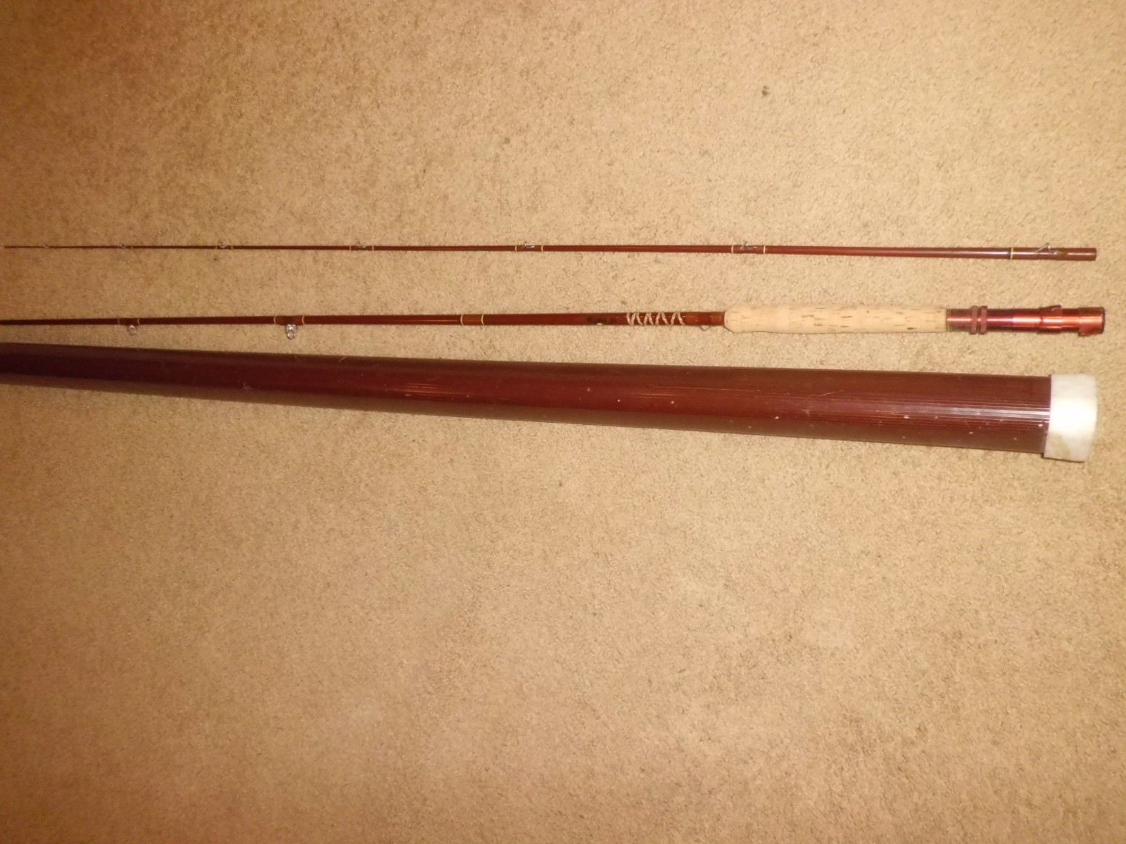 Vintage FENWICK Feralite FF857 Fly 8′ 6″ Rod made in USA- 7 wt #M185734