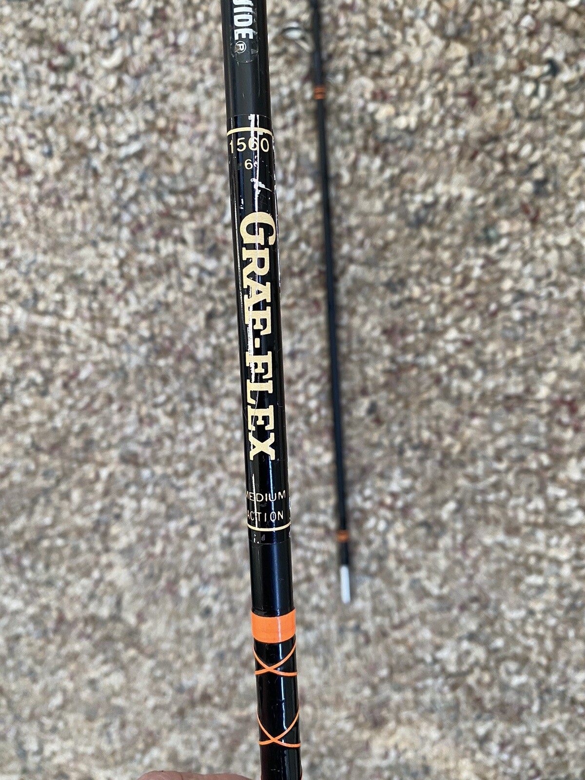 FSG 1506 Graf-flex Medium Action 6’ Rod 2 piece Fishing Rod Fuji Cera Guides