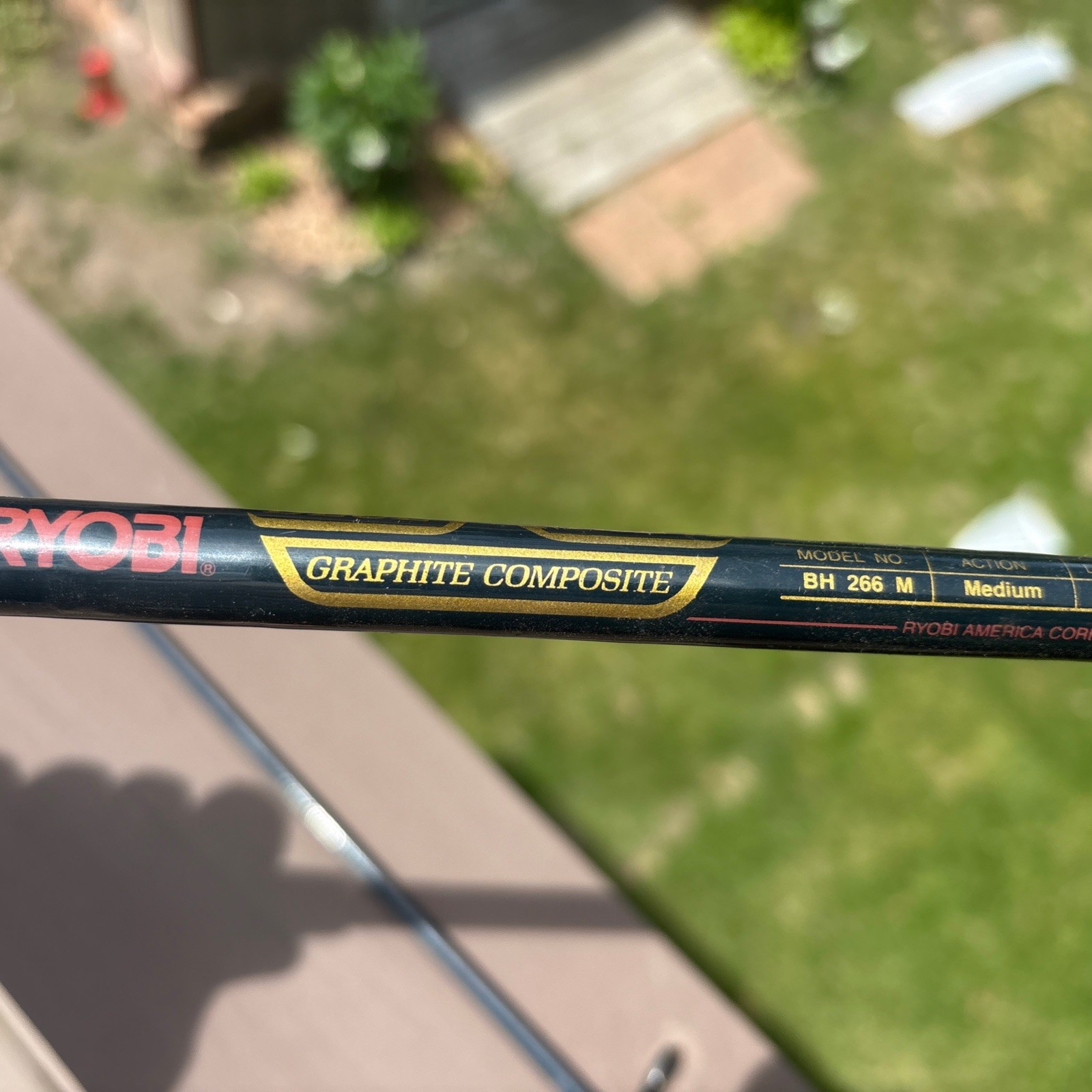 Ryobi Fintek Blue Hawk Graphite Fish Rod 6’6” BH266M
