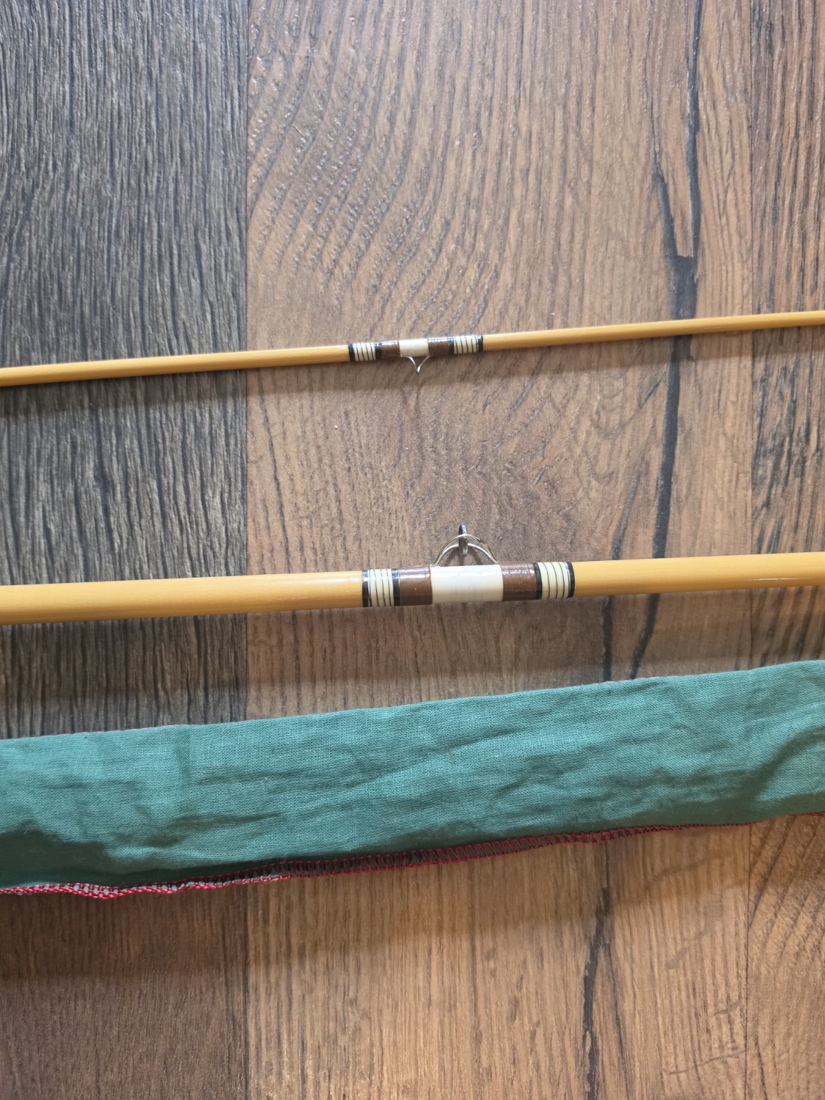 Heddon Pal Mark IV #8456 Fly Rod 8’3″ 7wt 2pc Fiberglass Cork Handle / Sleeve