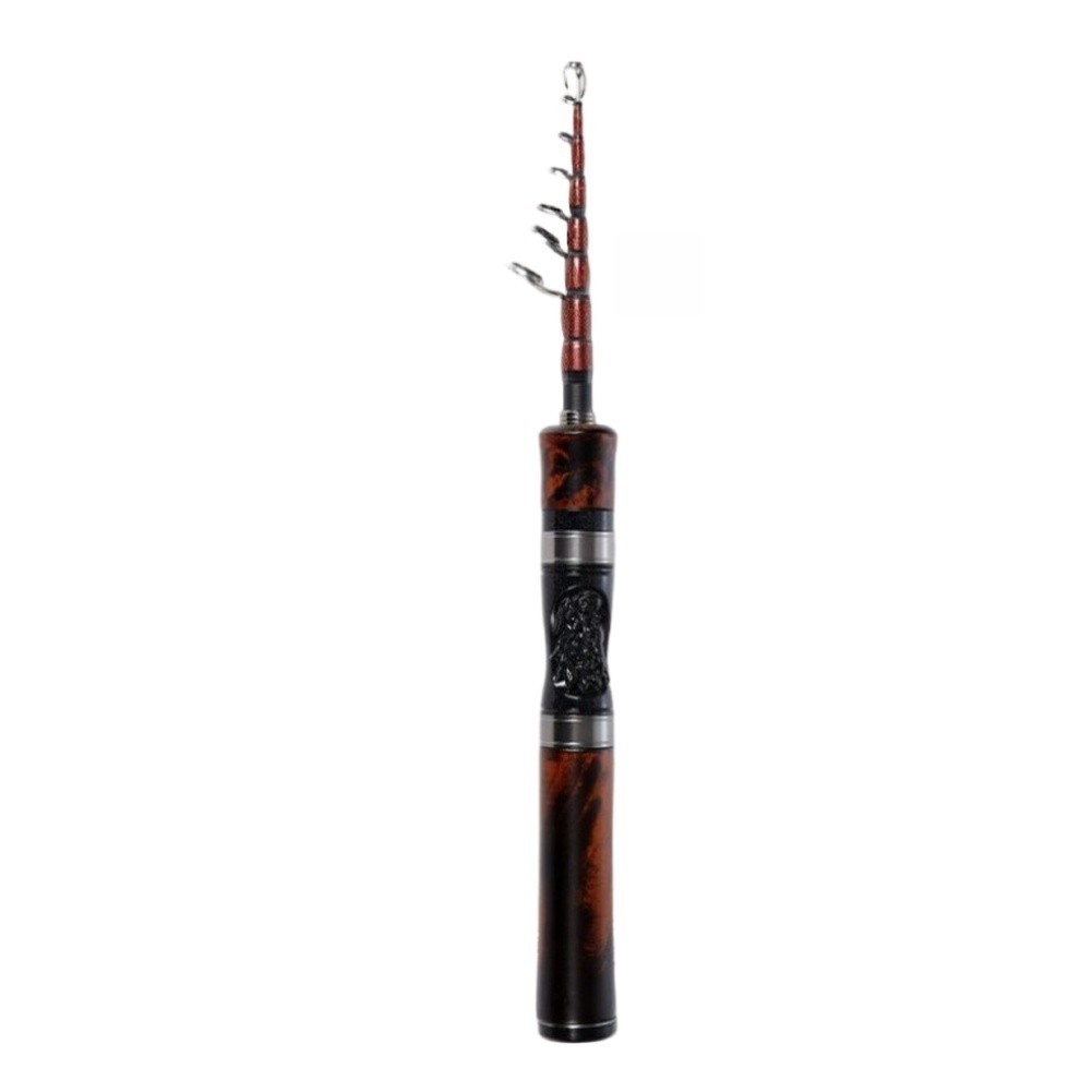 Carbon Telescopic UL Fishing Rod 1.5m or 1.8m Medium Fast Stream Trout Rod