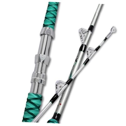 Saltwater Fishing Rod 1 Piece Trolling Rod Deep Drop Sea Roller Rod Big Game