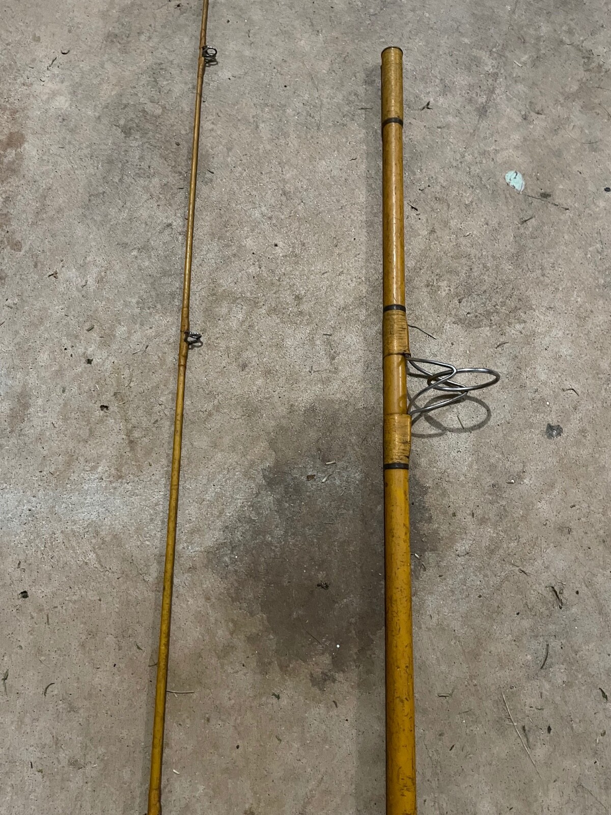 Vintage Eagle Claw Wright & McGill Powerlight MPLS 8 1/2ft 2 pc spinning Rod
