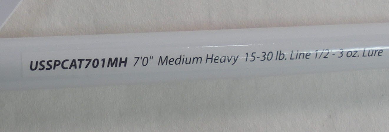 Shakespeare 1366951 USSPCAT701MH 7 Ft Ugly Stik Catfish Spinning Rod