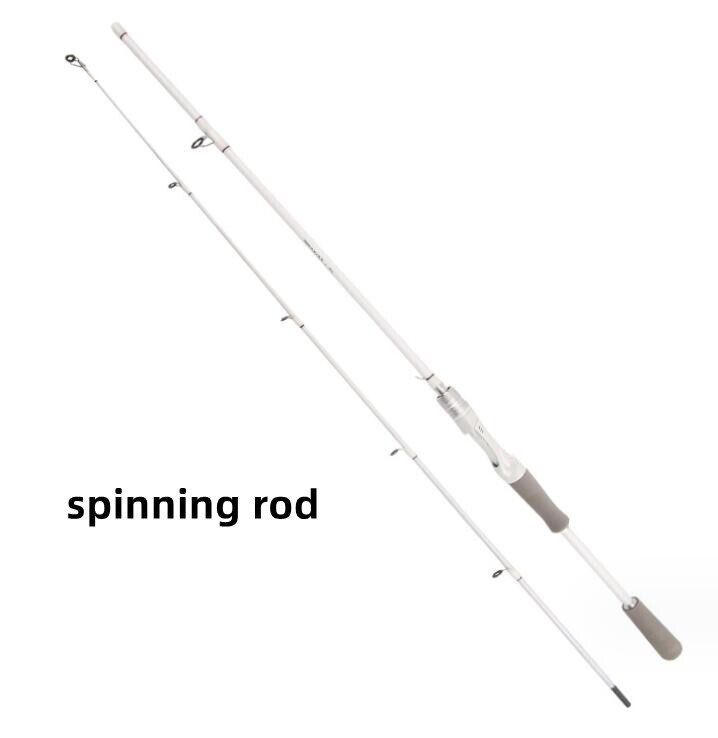 1.65M/1.8M Carbon Fiber Fishing Rod Spinning Casting Fishing Lure Pole 2 Section