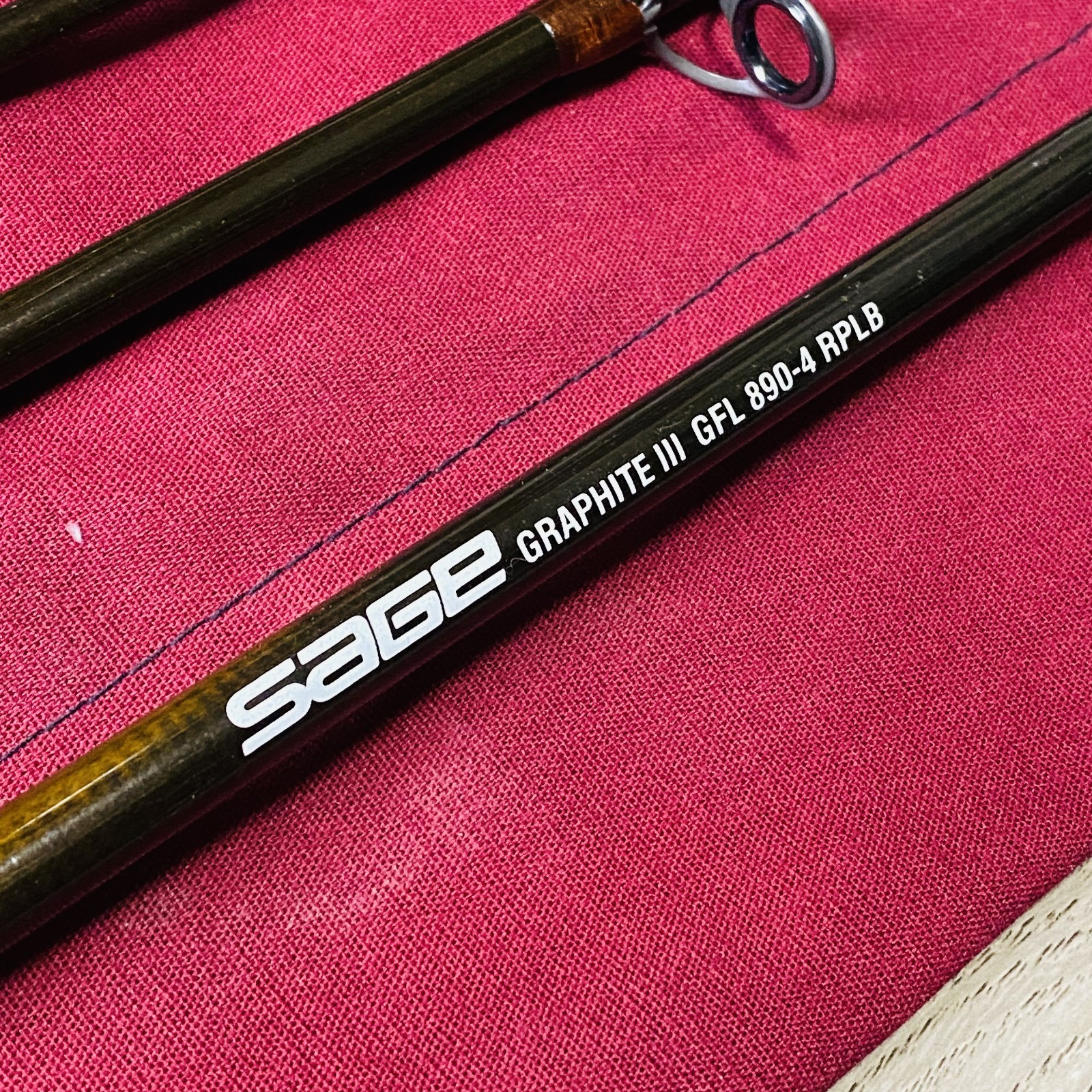 Sage Graphite III GFL 890-4 RPLB 8wt 9’0″ Fly fishing rod w/Sock Excellent+