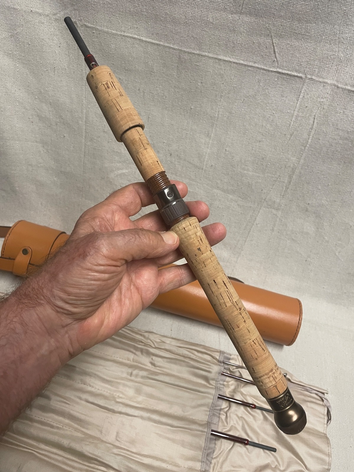 House of Hardy 7′ 518oz Graphite Smuggler De Luxe Spinng” Rod. Mint Never Used