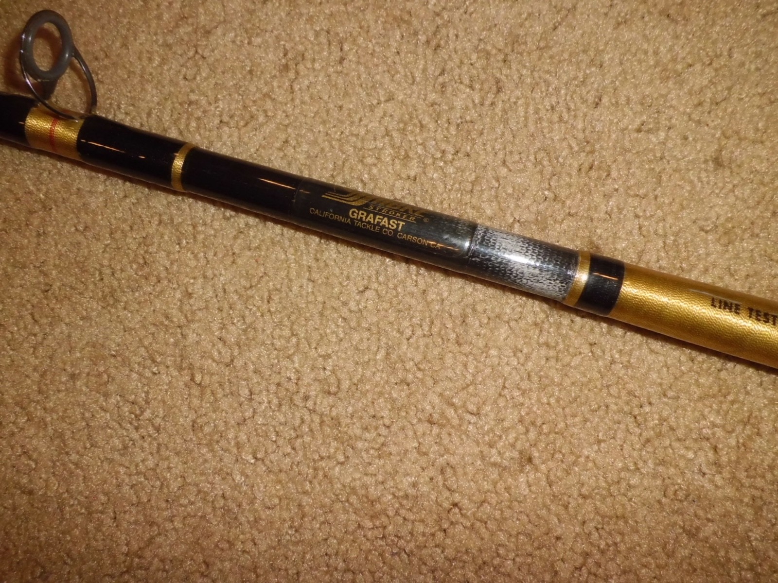 SABRE Stroker Grafast GX1970C Conventional 7′ Rod made in USA- 10-25 lb test