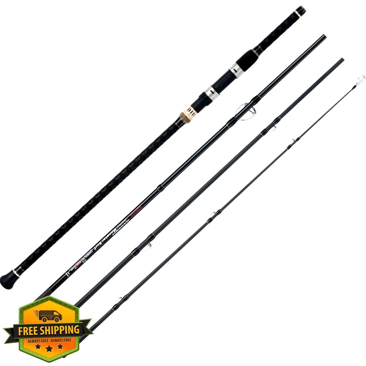 BERRYPRO 15′ Spinning Fishing Rod 4pc