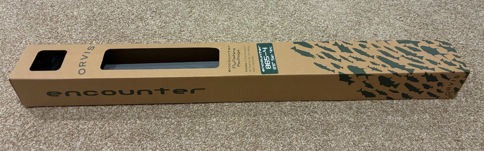 Orvis Encounter 865-4 Fly Fishing Package – NEW – 8’6″ 5wt 4pc – Rod Reel Etc.
