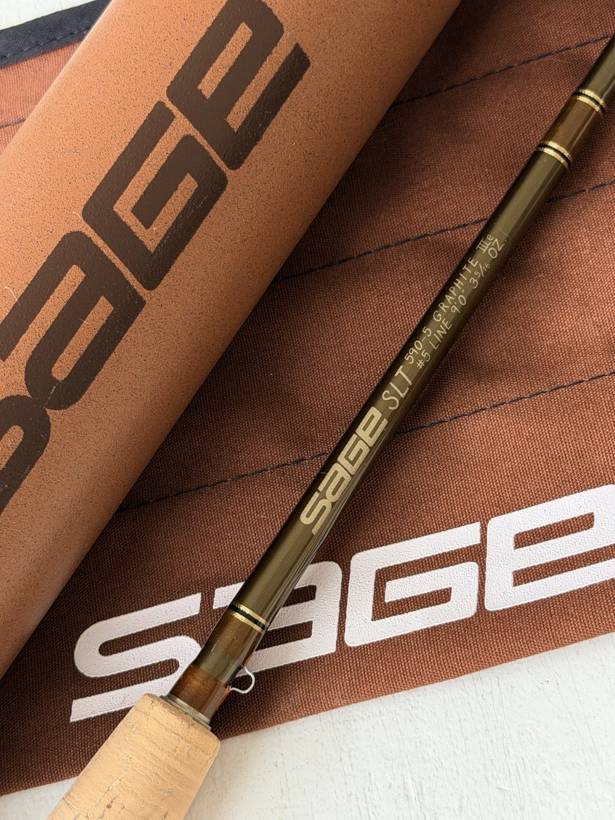 **BEAUTIFUL** 🔥*RARE* SAGE SLT 5wt 9’ft🔥~5Pc RARE TRAVEL ROD~🔥