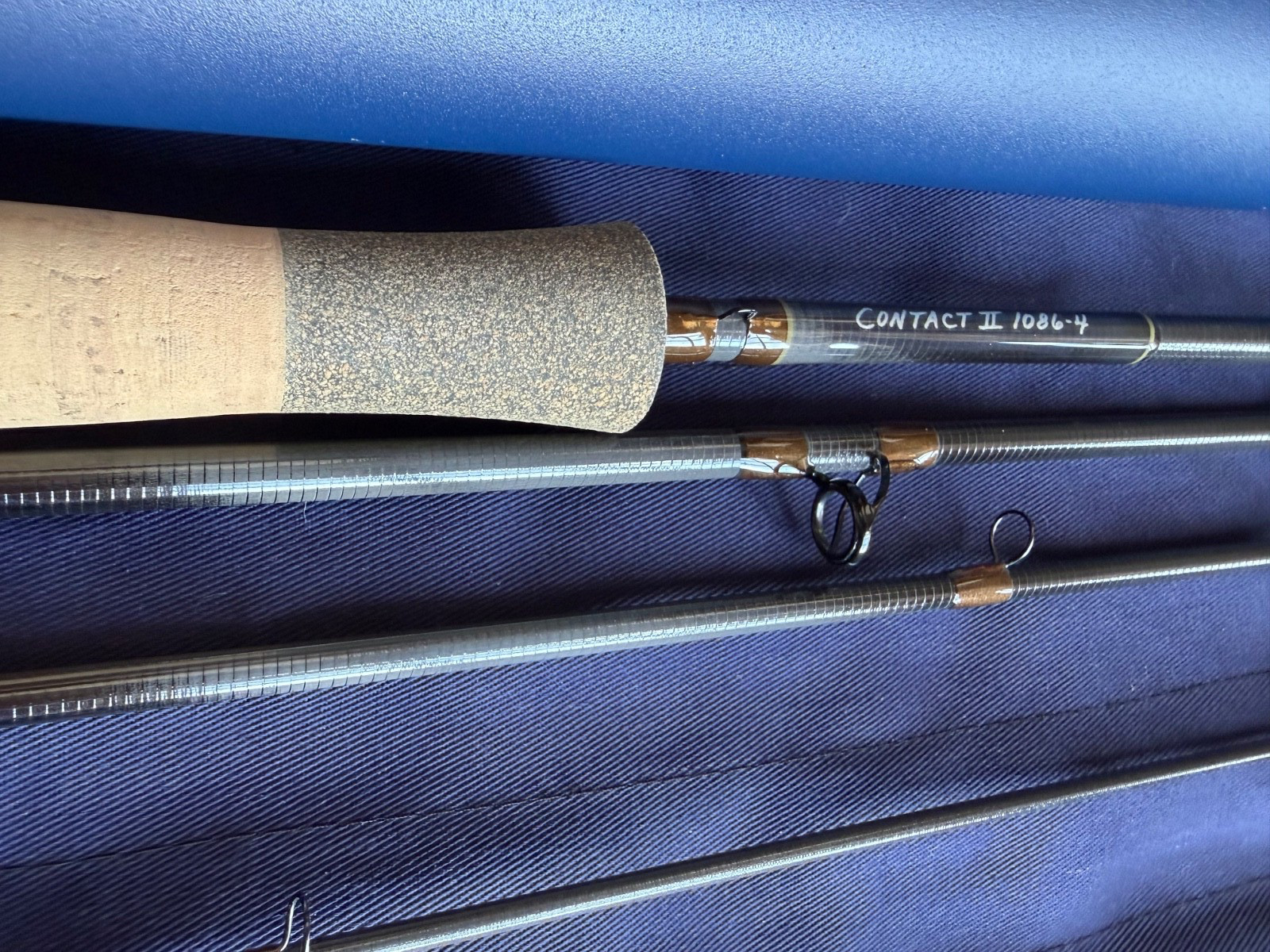 Thomas and Thomas Contact II 1086-4 10 ft 8 in 6wt 4 piece Euro Rod NEW
