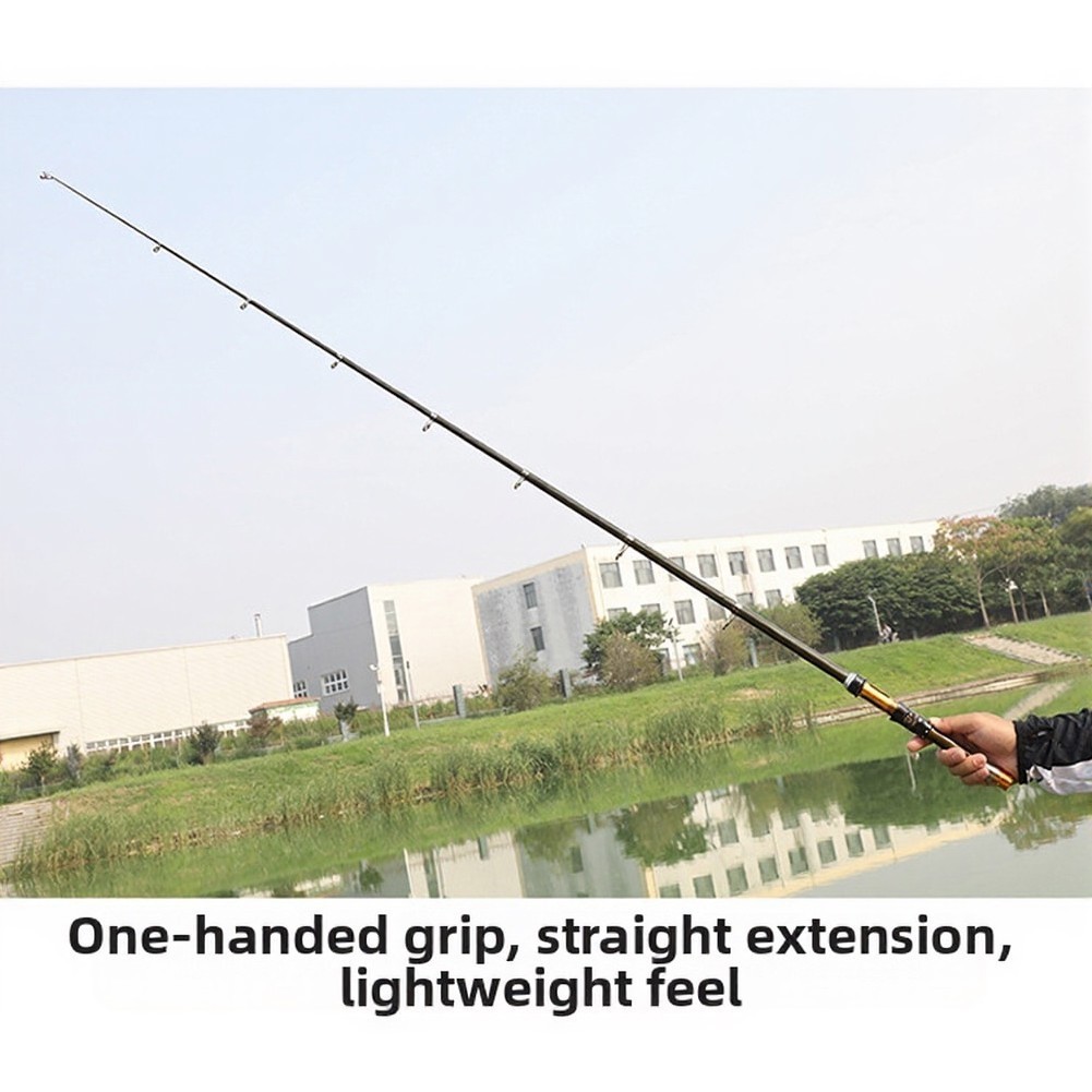 Carbon Fiber Telescopic Fishing Rod 1. 1.5m 1.8m 2.1m 2.4m 2.7m 3.0m 3.6m