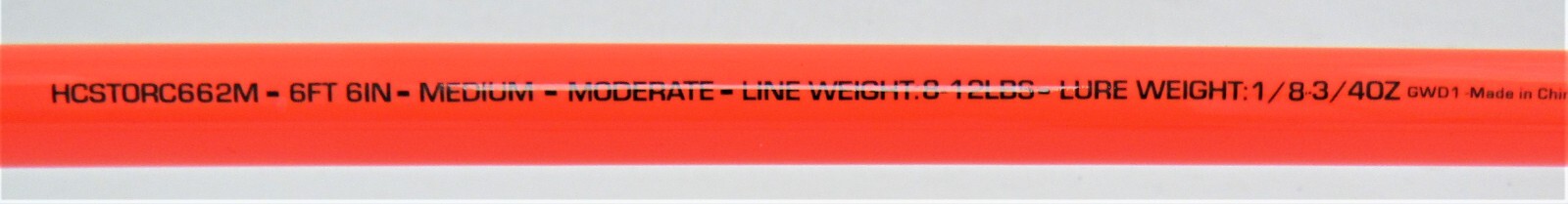 ZEBCO HOT CAST SPLASH 6’6″ HOT ORANGE SPIN CAST COMBO #HCSTORC662M