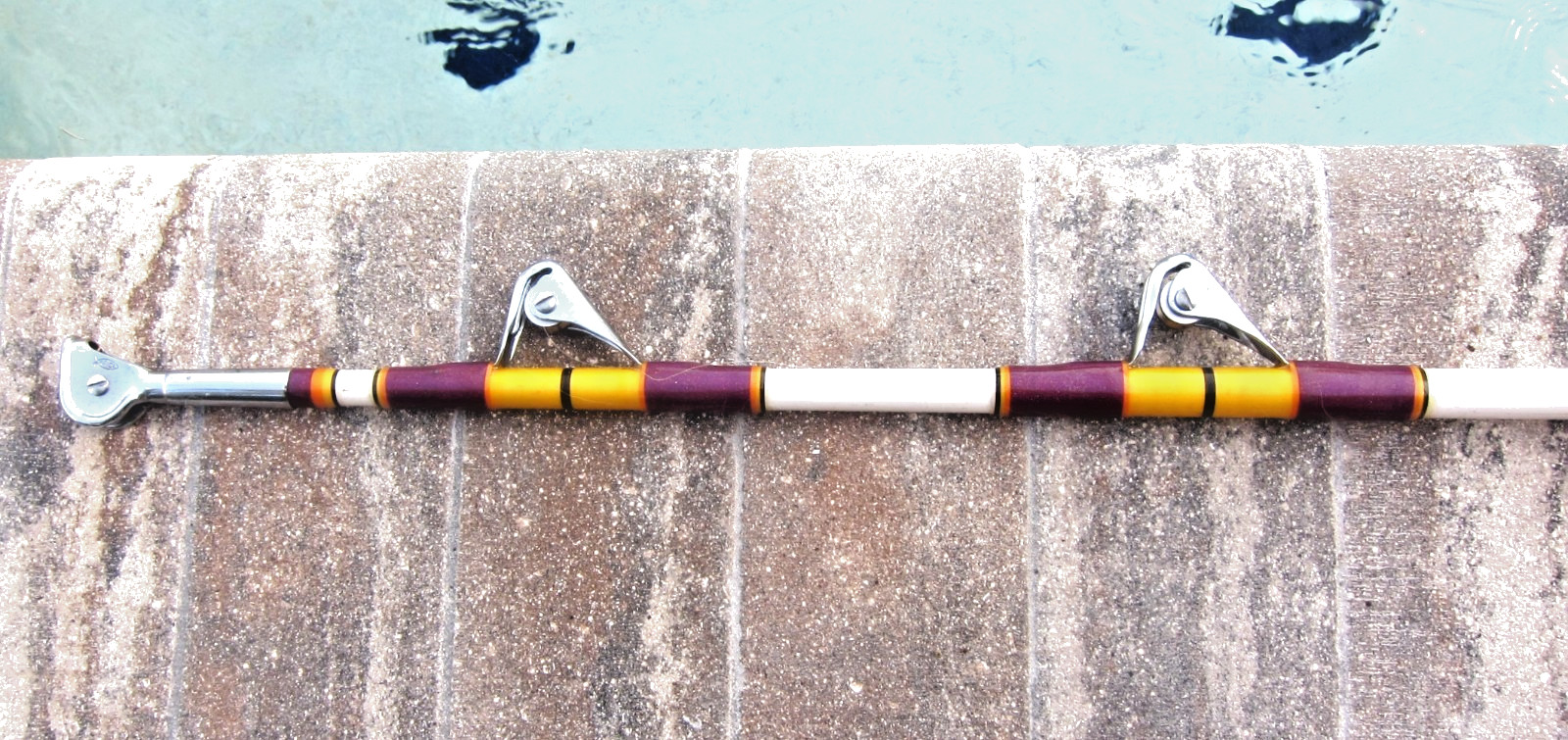 Vintage Custom IGFA 130 UNLIMITED CLASS Trolling Rod w/AFTCO H/W: 7’5″ – EXEC!!