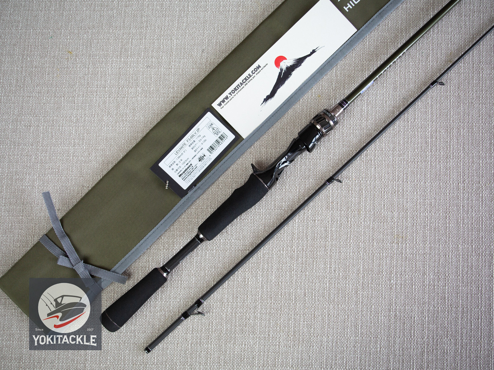 Megabass LEVANTE JP F3-66LV 2P Baitcasting Rod Shipping from JAPAN