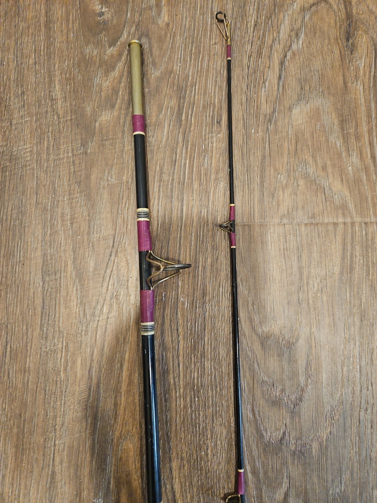 Vtg St. Croix 8100 FS 6’6″ Casting Fishing Rod Pistol Grip Carboloy 2-Piece