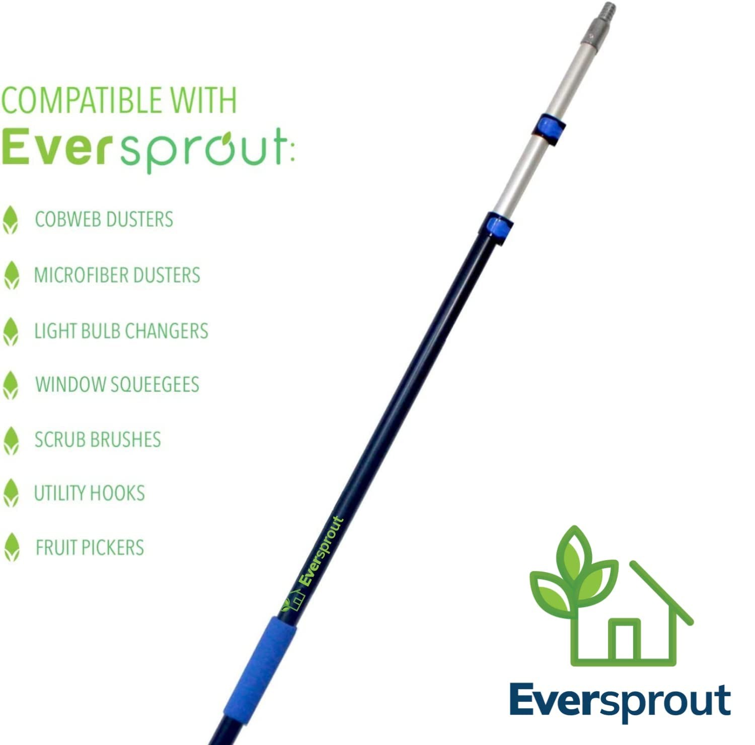 EVERSPROUT Boat Hook Attachment for Extension Pole | Floats & Solo (No Pole)