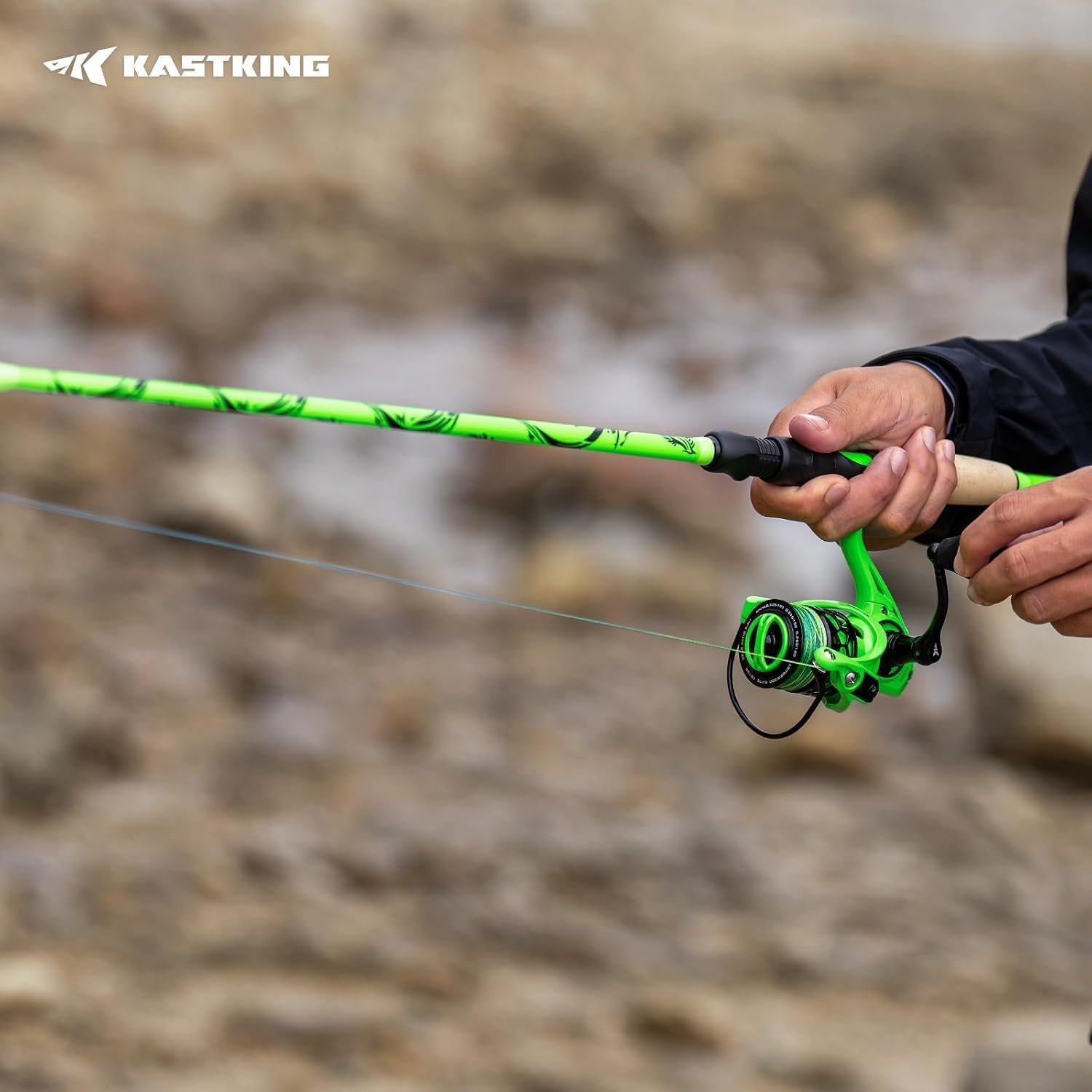 Zephyr Dual Tip Casting Rods & Spinning Fishing Rods, Lightweight Kastflex IM6 G