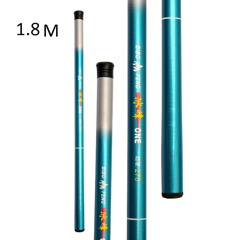 Telescopic Portable Fishing Pole Fiberglass Ultralight Fishing Rod 1.8m-3.6m