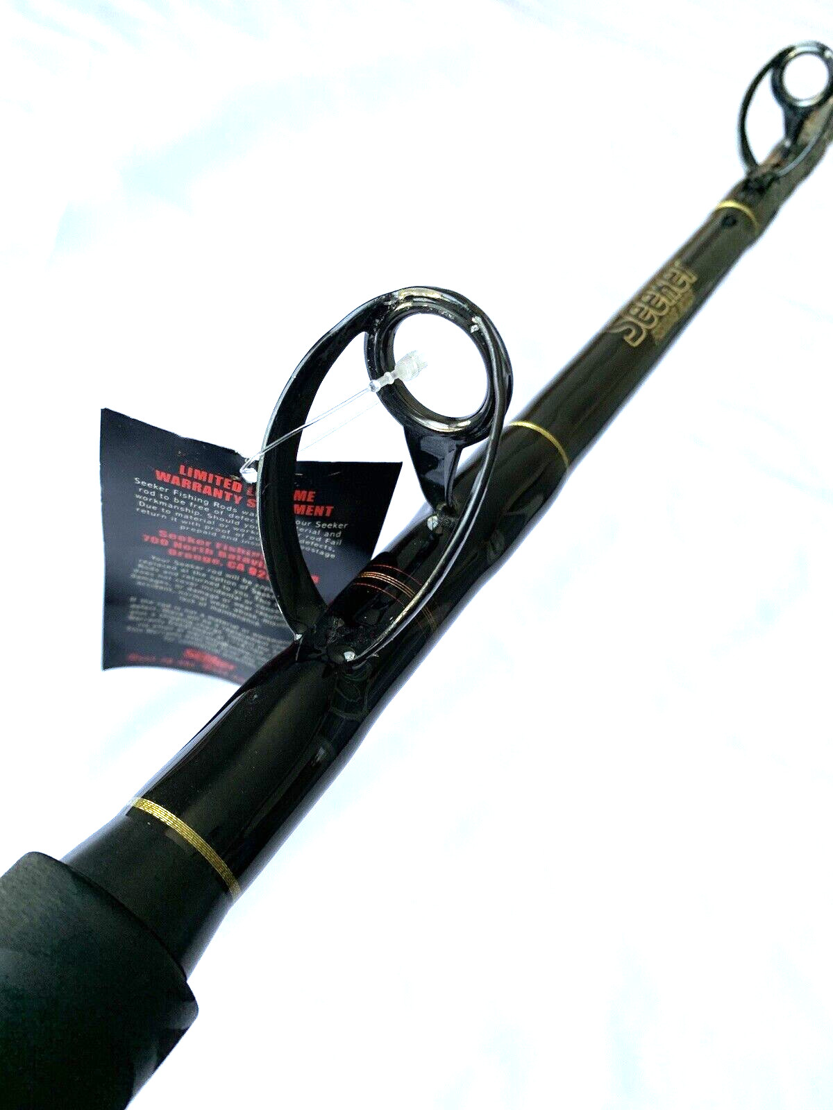 Seeker RR 60-6 1/2’C Rail Boss 50-80Lb trolling 6.5FtFishing Rod made in USA