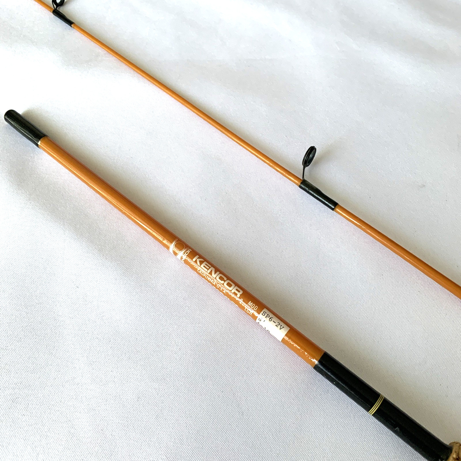 Kencor SP6-2V Tenlew Magnaglas 4-10Lb Spinning Ultra Light Fishing Rod USA