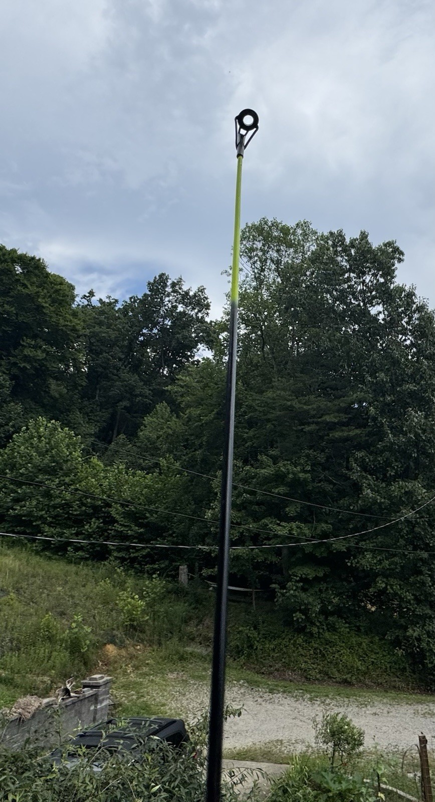 BASS PRO SHOPS UNCLE BUCKS DELUXE CRAPPIE POLE-16’Long 5 Section Retractable NEW