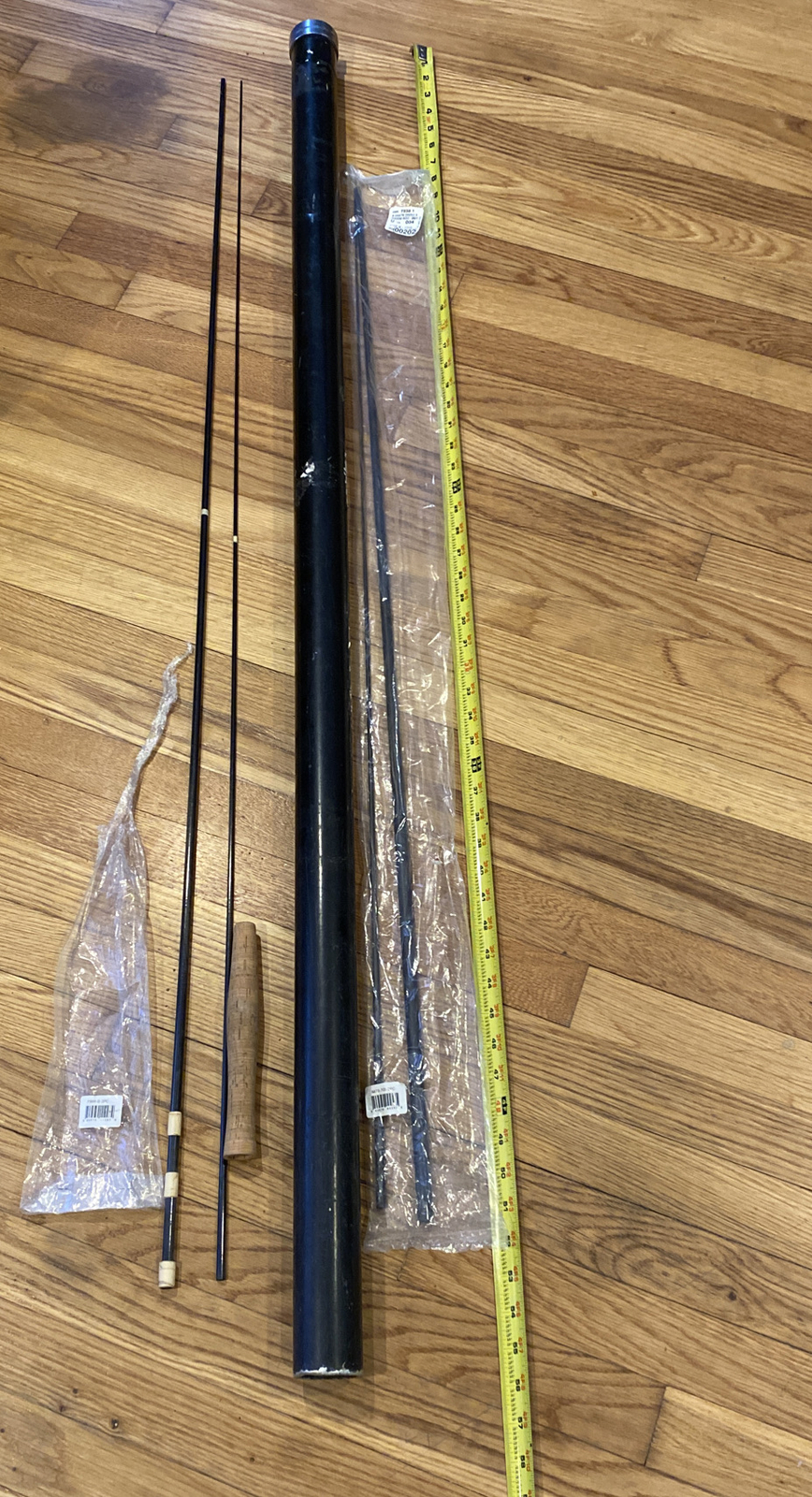 Classic Trout Fly Rods with Hard Tube Case #F866-B-2pc 8’8” + IM7S-702 7’2” *NEW