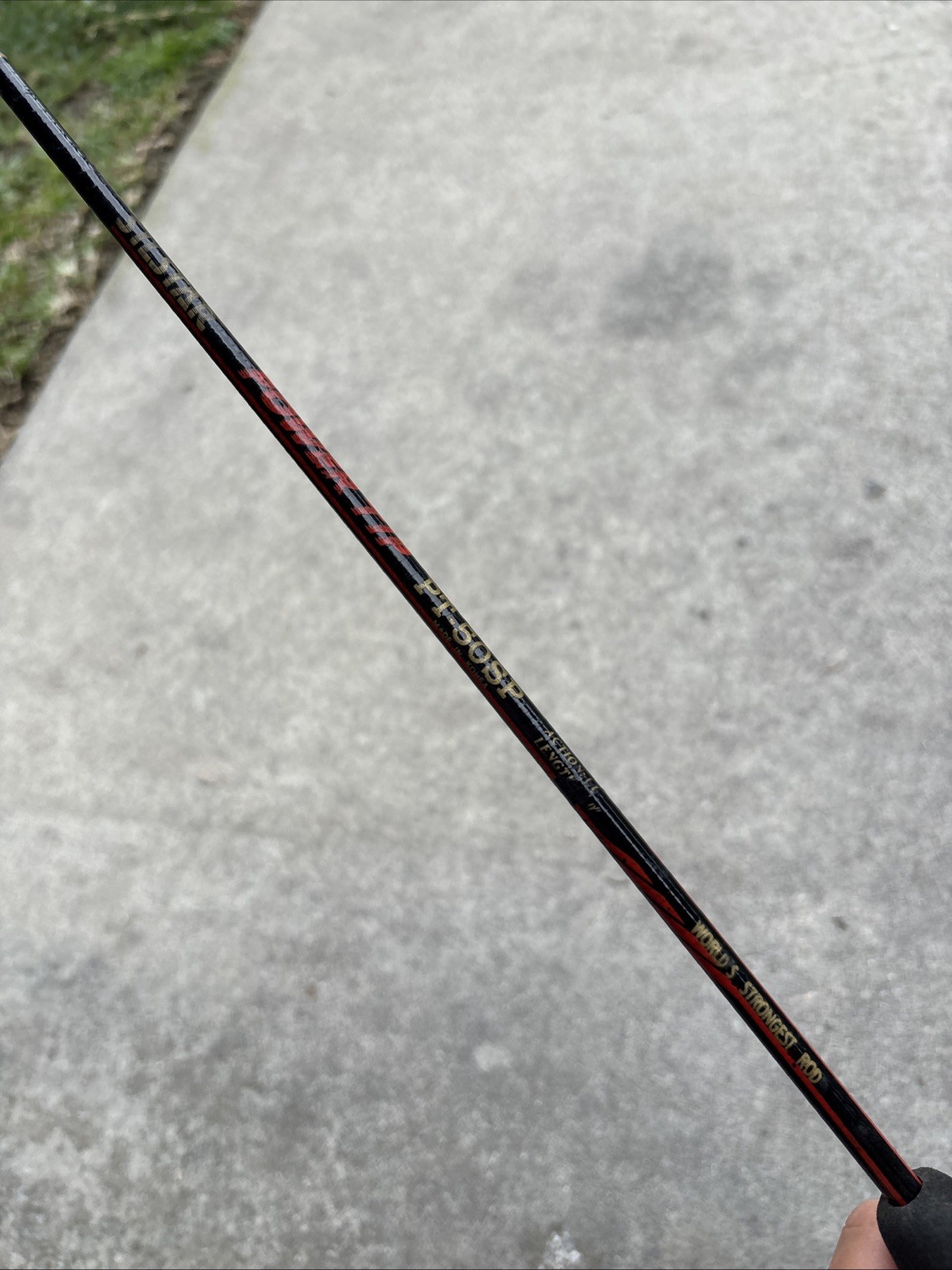 SILSTAR Power Tip PT-50SP ULTRA LIGHT 1-Piece 5’ Fishing Rod Pole WORKS EUC