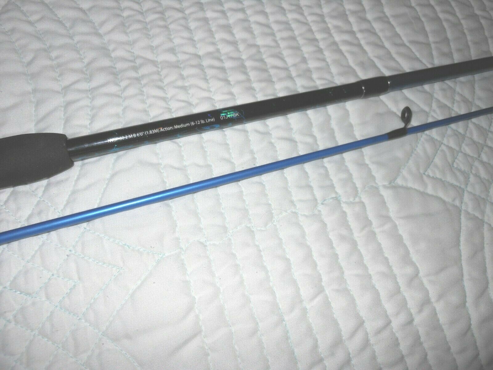 Shakespeare NAVIGATOR NSPR 60 2 M B 6’0” 6-12Lb Line 2 pcs. Spinning Fishing Rod