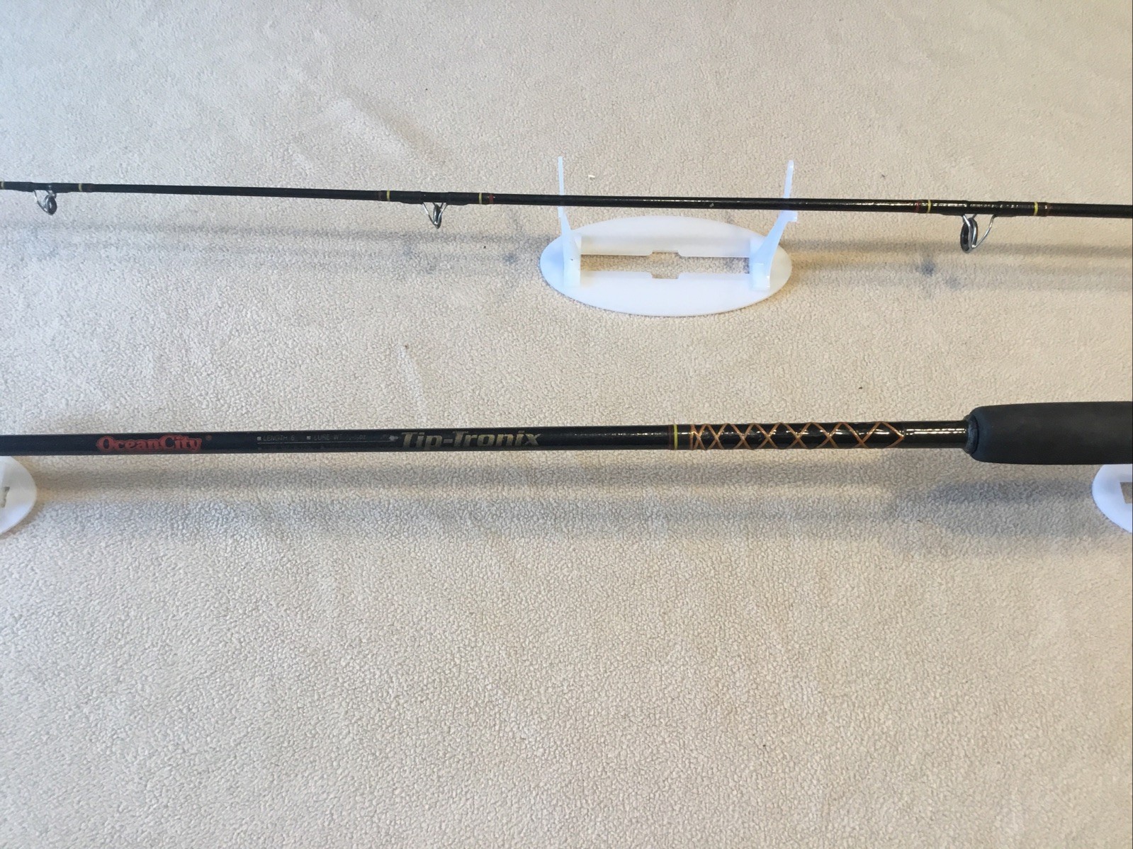 Ocean City Tip- Tronix 52602B 6’ Med Action 2 Piece Fishing Rod.