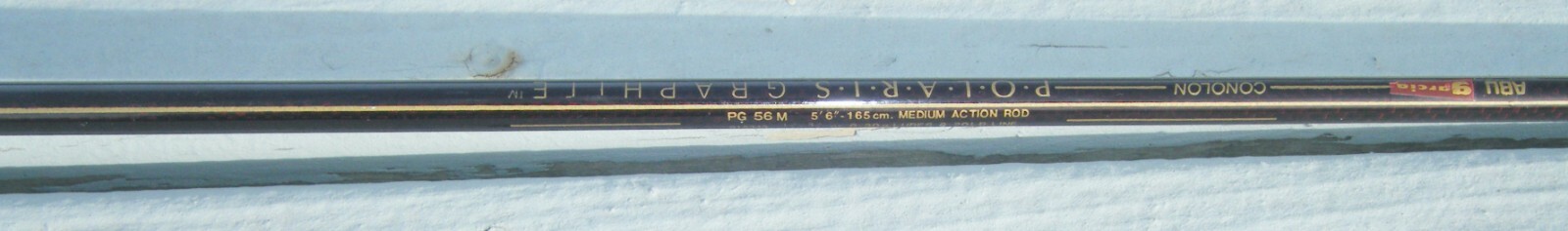 Vintage ABU Garcia Conolon Polaris Graphite Casting Rod W/3 Boron Strips
