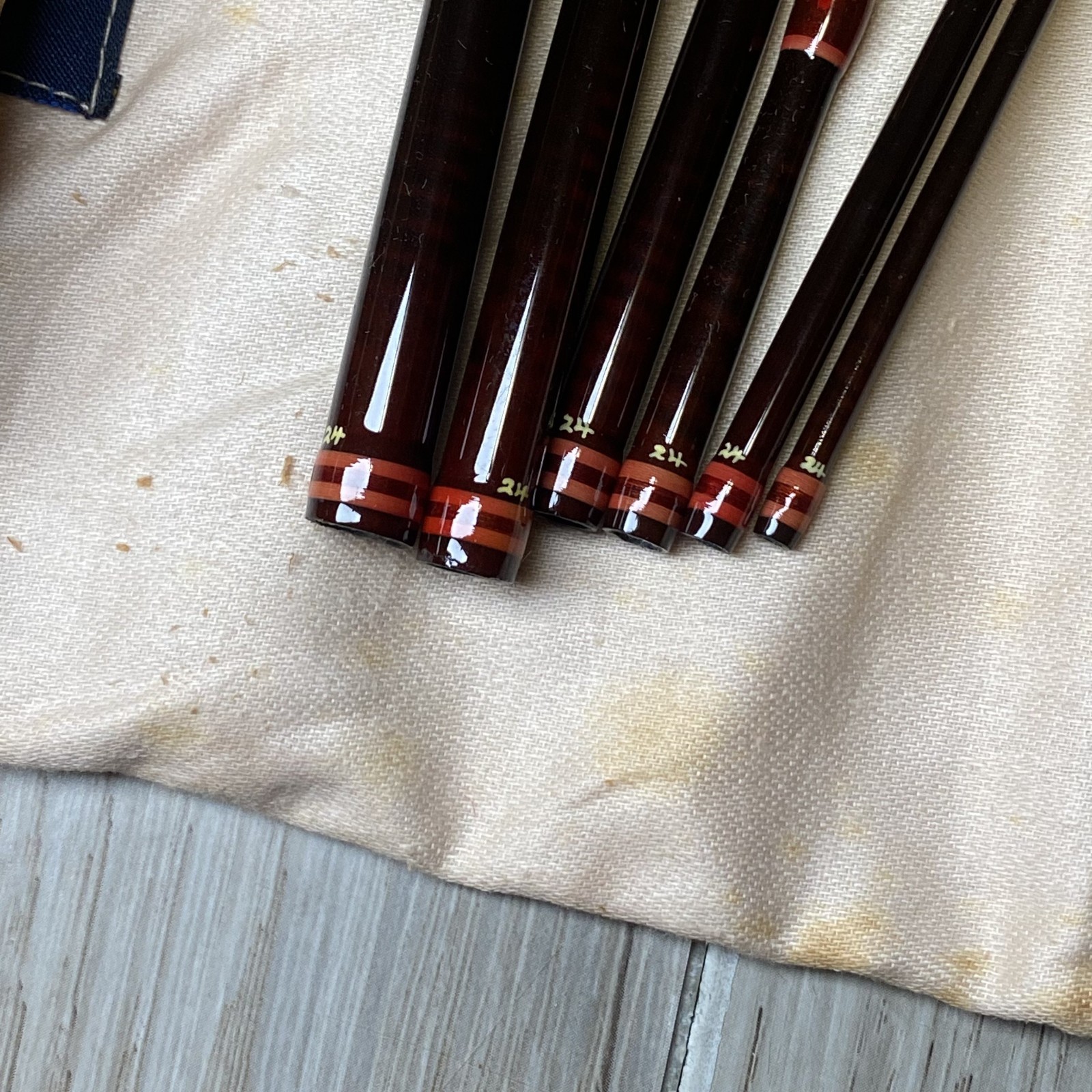 [Near Mint]Hardy Graphite Smuggler Deluxe #6 8’2″ Fly rod w/Sock Tube 7piece