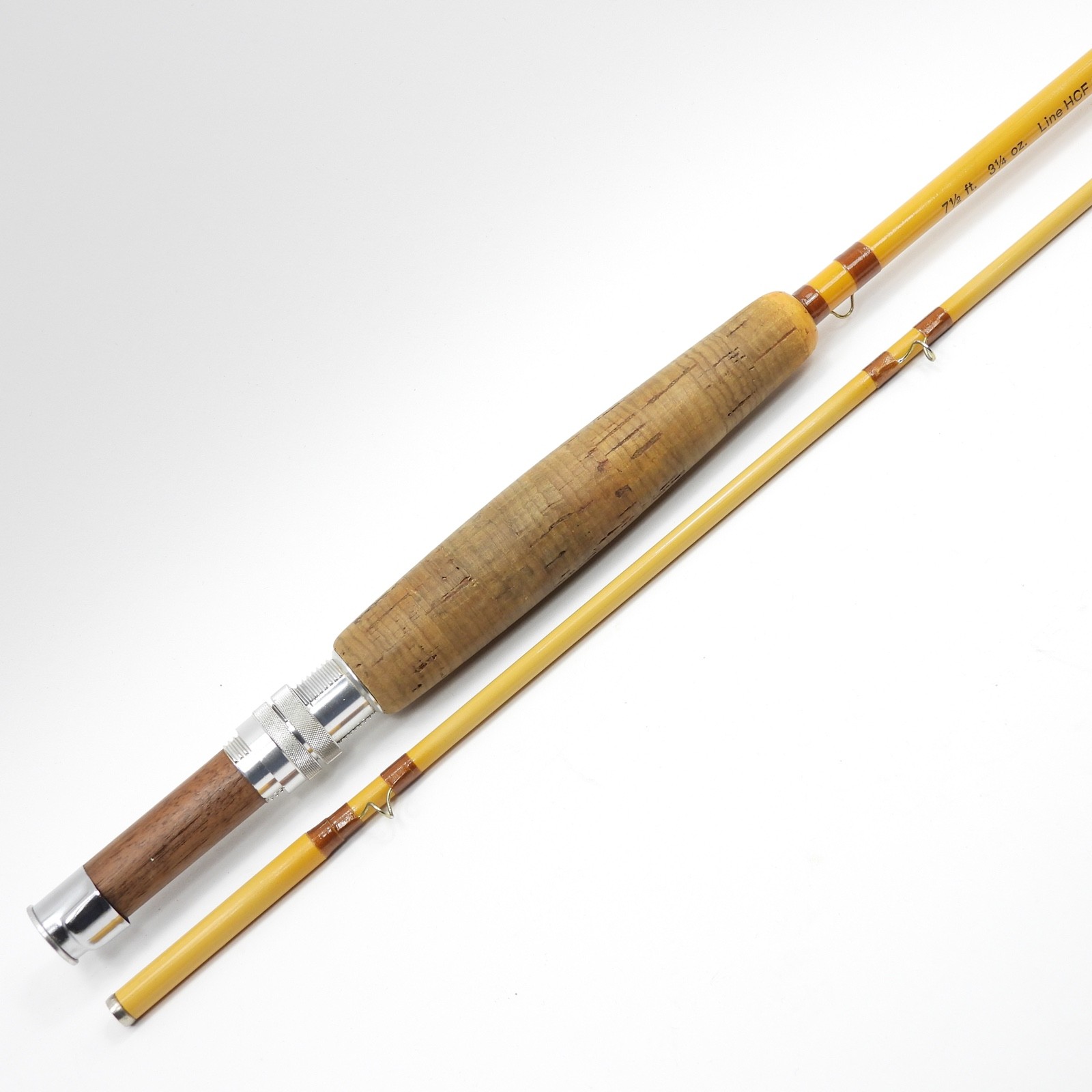 Orvis Fullflex Fiberglass Fly Fishing Rod. 7’ 6”. 7wt. W/ Tube & Sock.