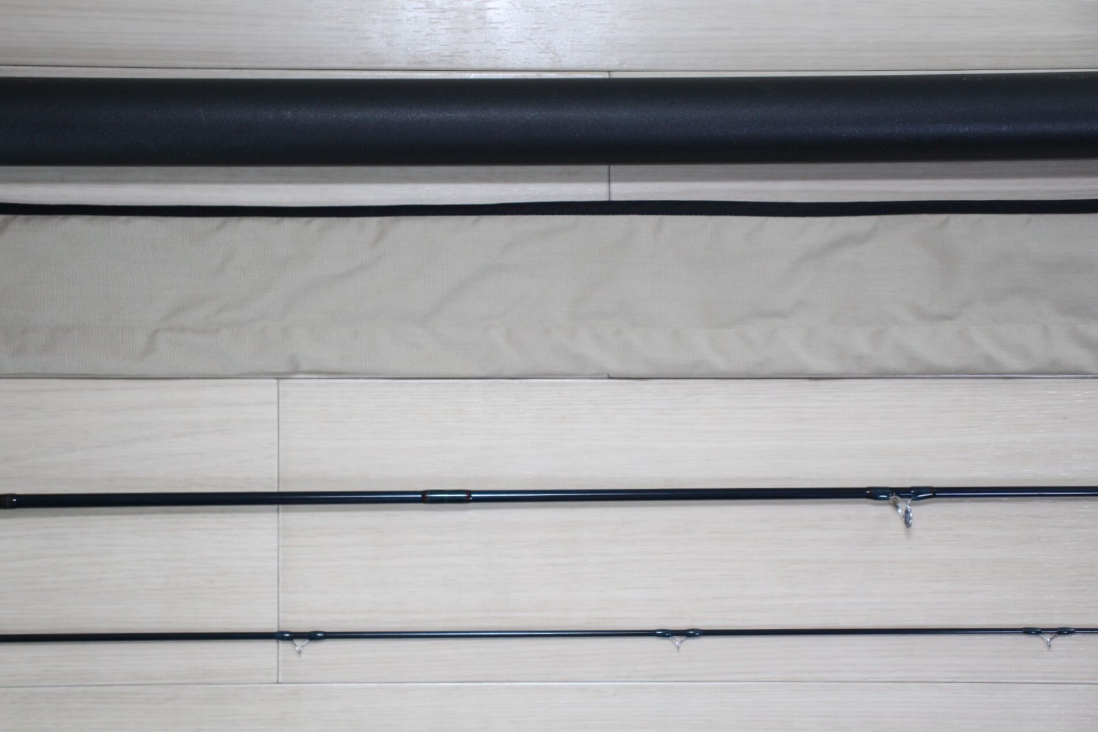 Vintage Powell LG8034 Fly Rod 8′ 3-4wt 2pc USA Light Line w/ Tube Sock M144