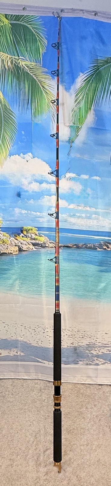 Calstar BT6465H Custom Conventional Tuna Rod The Longfin Offshore Saltwater RED