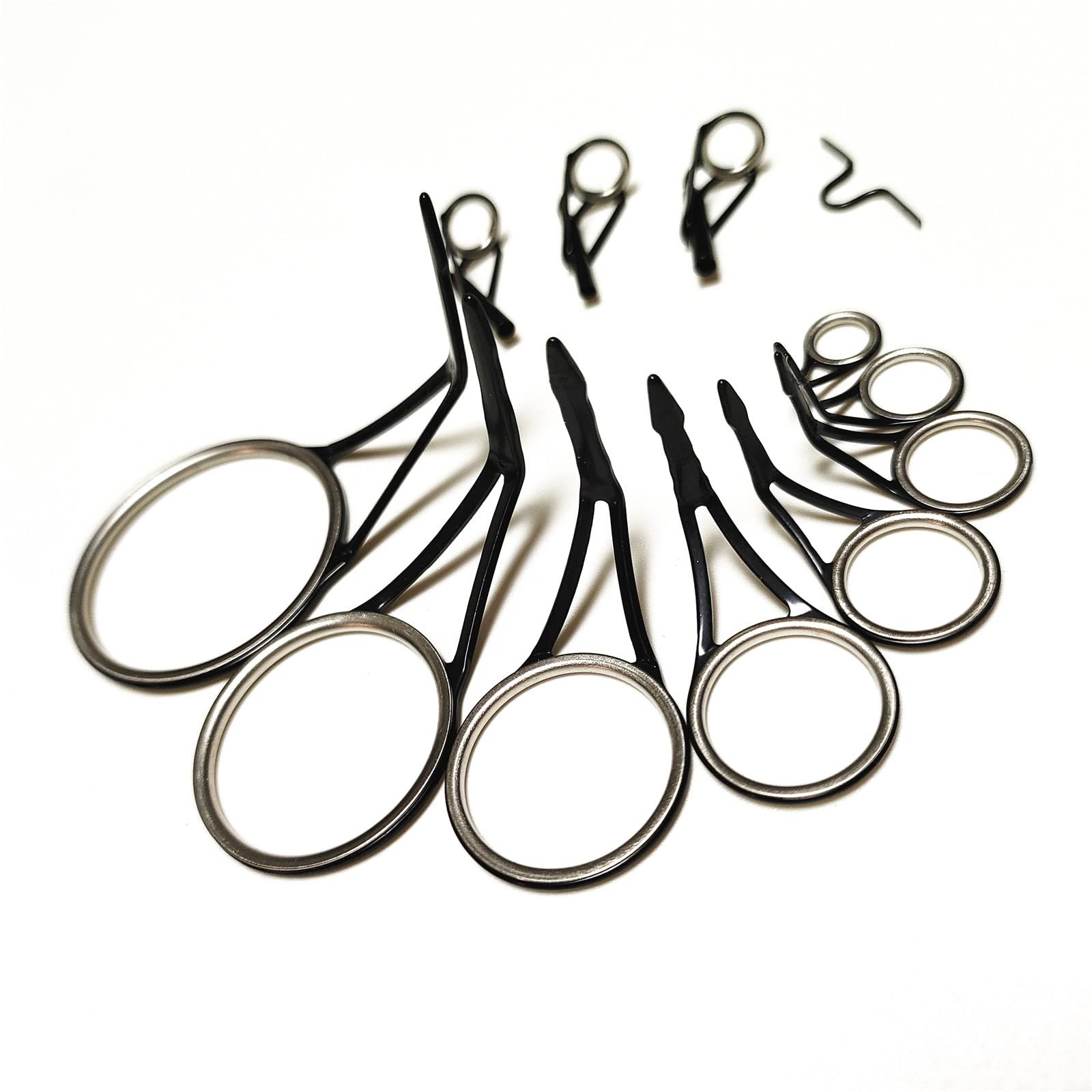 Minima Rings one Piece Stamped Frame Guide Fishing Rod Repair Kit Guide Tip T…