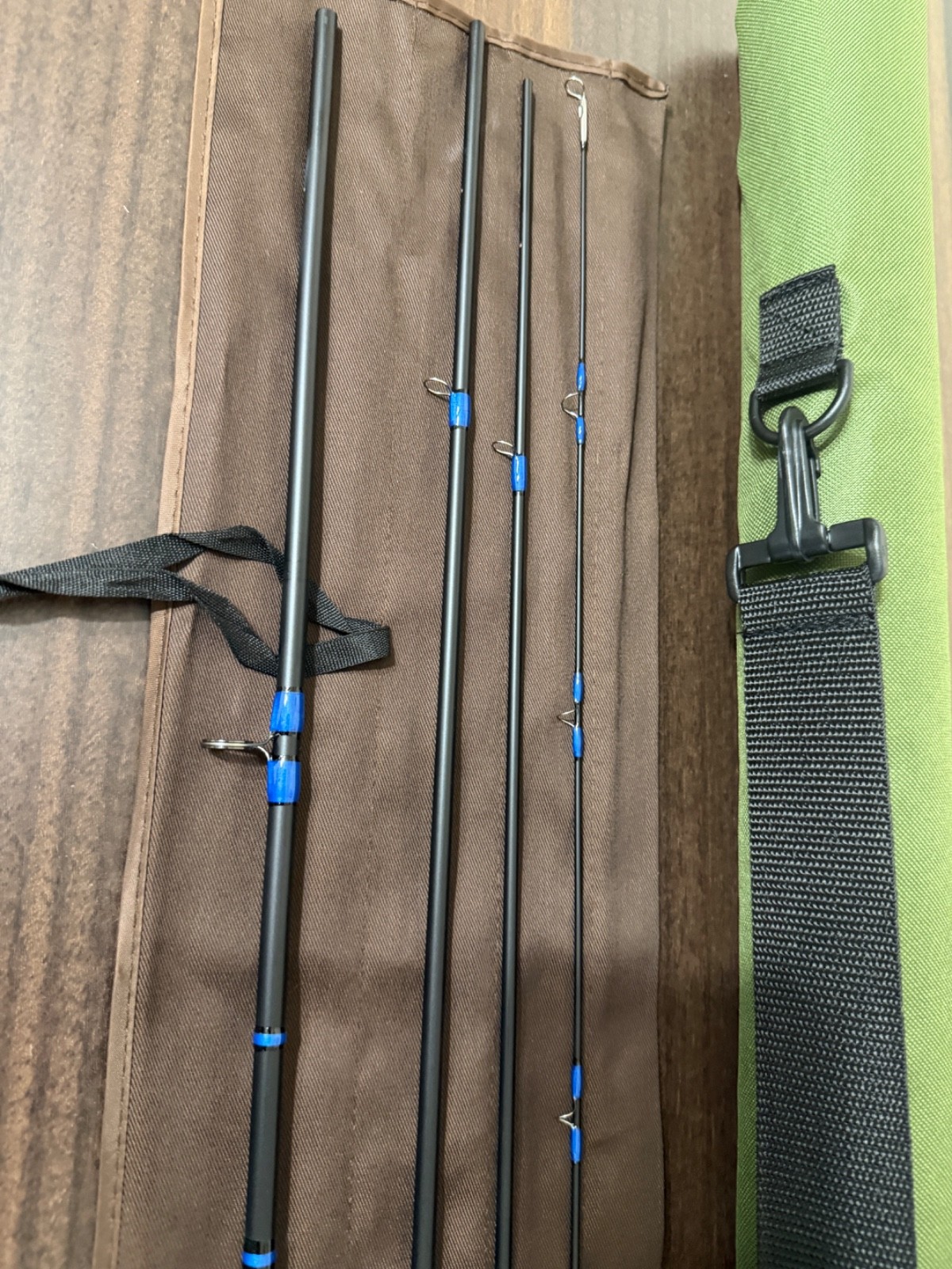 Custom Diamondback 10′ 2 Wt Ideal Nymph Fly Rod- Carbon Grip, REC Recoil Guides