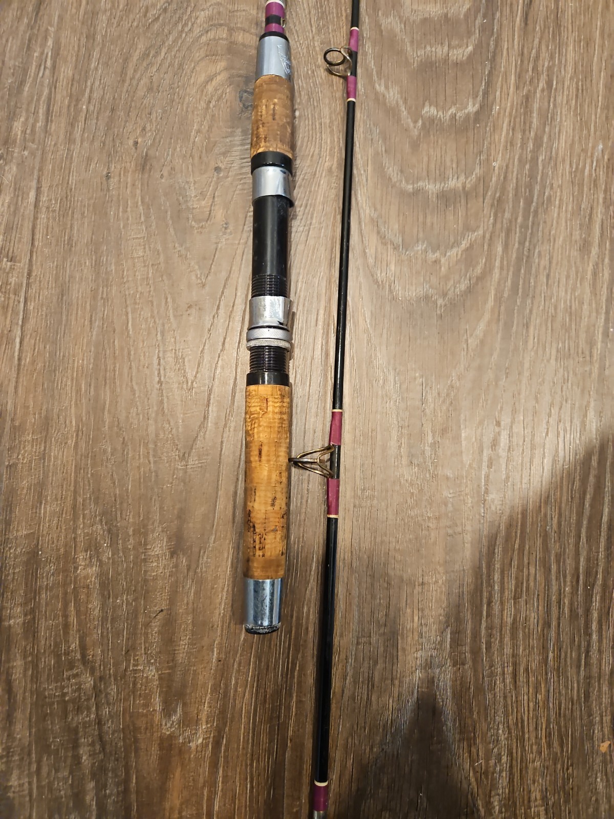 Vtg St. Croix 8100 FS 6’6″ Casting Fishing Rod Pistol Grip Carboloy 2-Piece